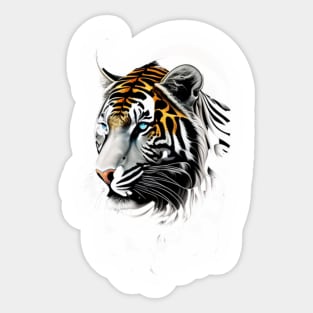 tiger head Sticker